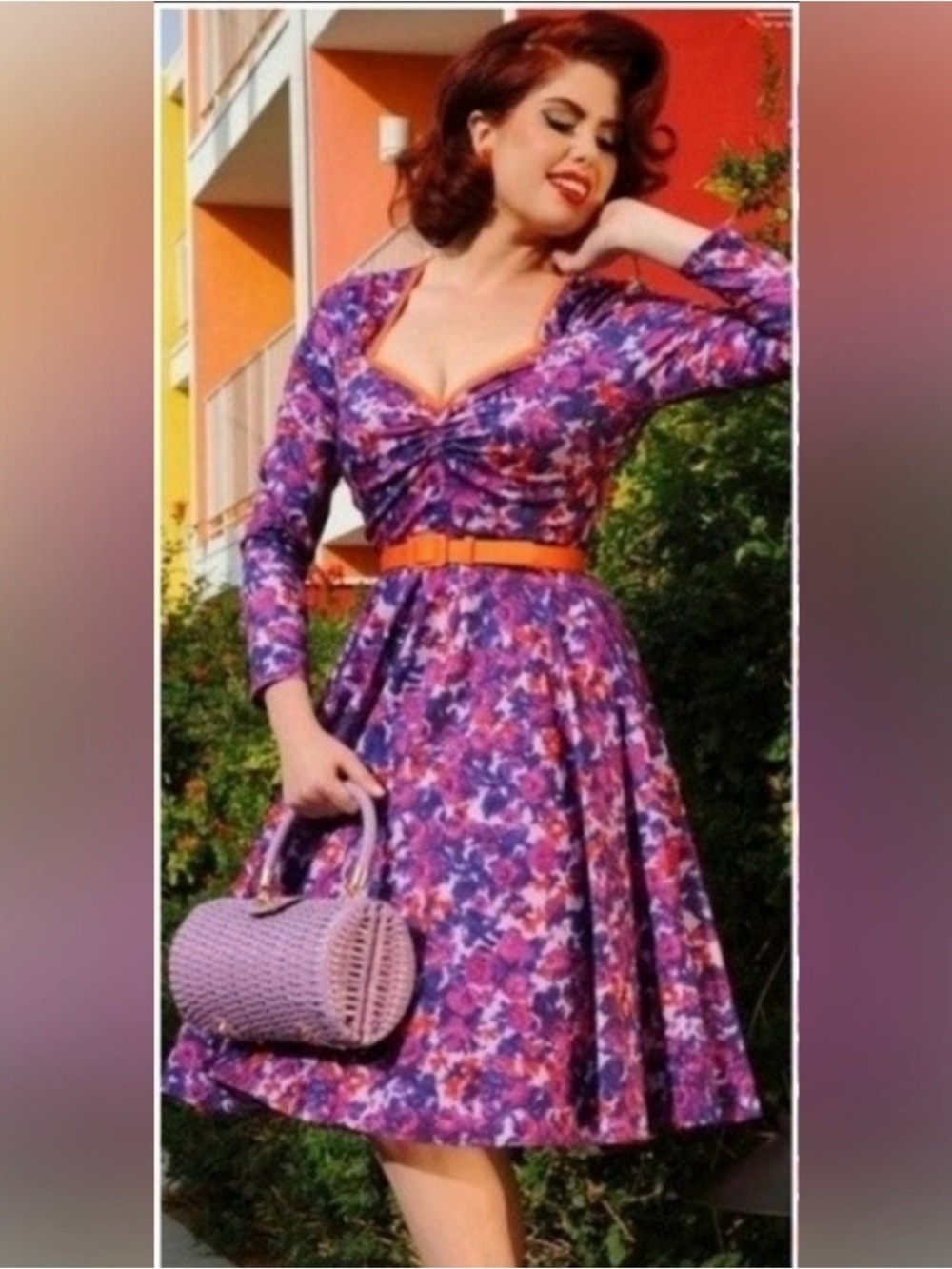 Pinup Couture Floral Dress